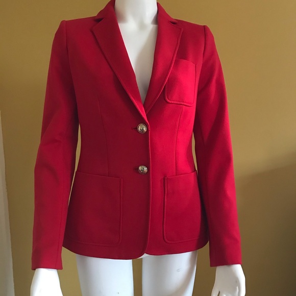 Tommy Hilfiger red Jersey knit blazer - Picture 1 of 7